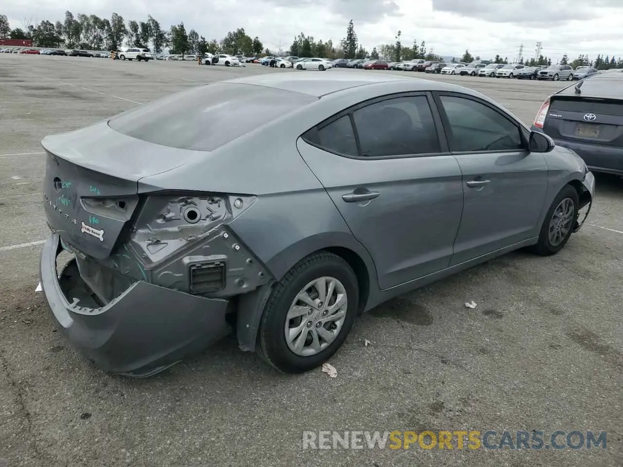 3 Photograph of a damaged car KMHD74LF3KU809357 HYUNDAI ELANTRA 2019