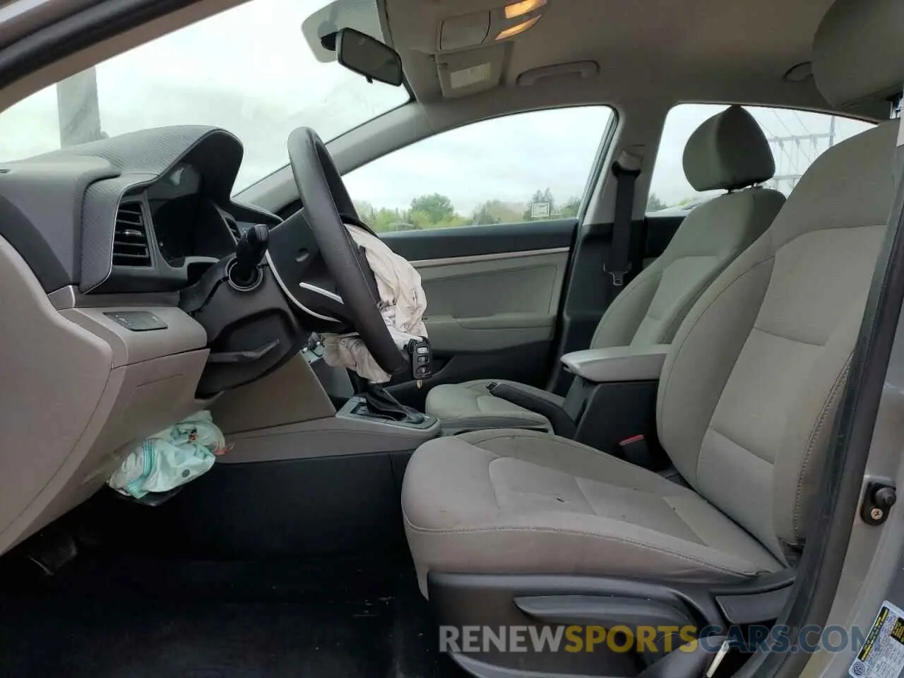 7 Photograph of a damaged car KMHD74LF3KU816101 HYUNDAI ELANTRA 2019