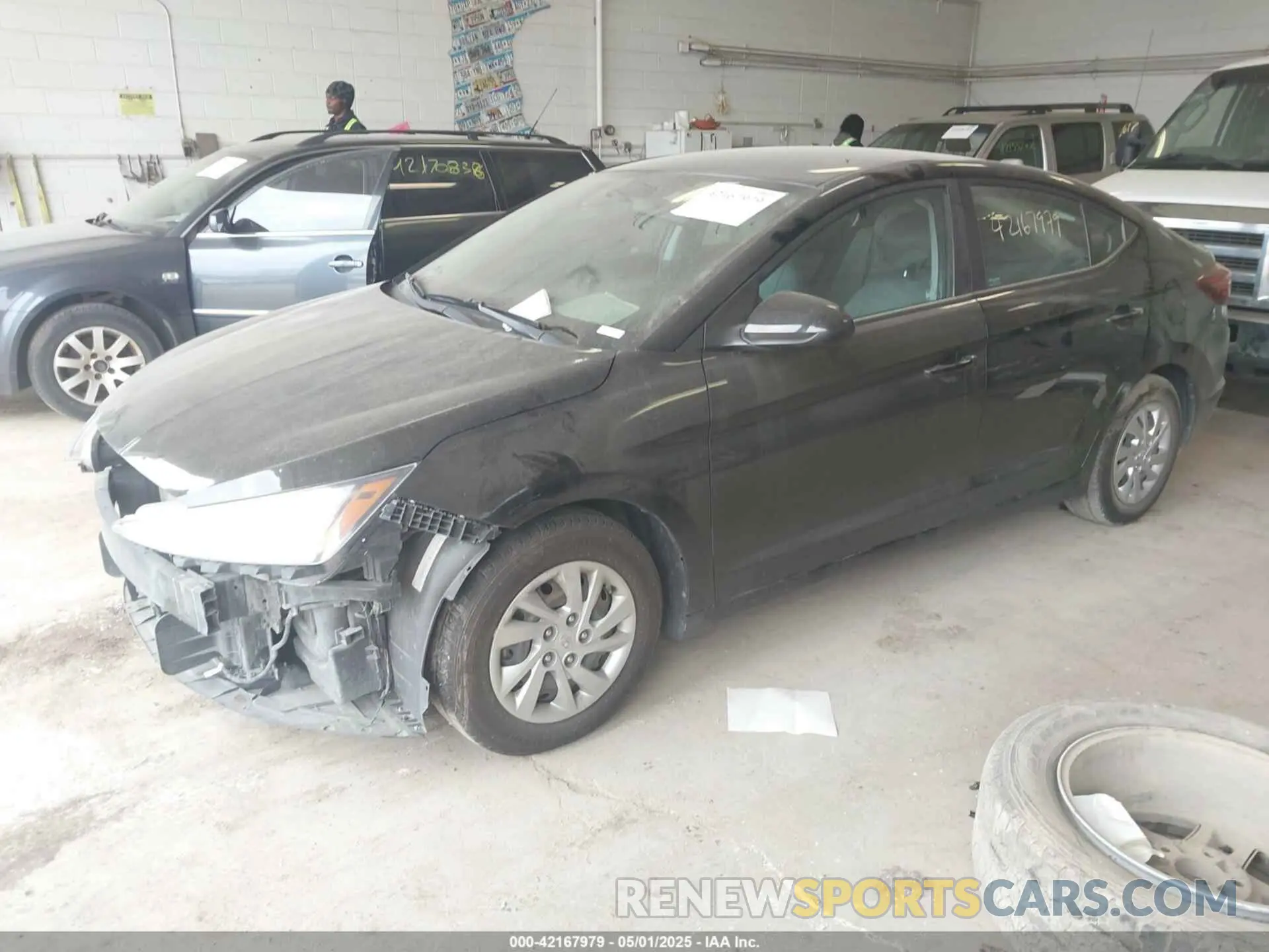 2 Photograph of a damaged car KMHD74LF3KU875231 HYUNDAI ELANTRA 2019