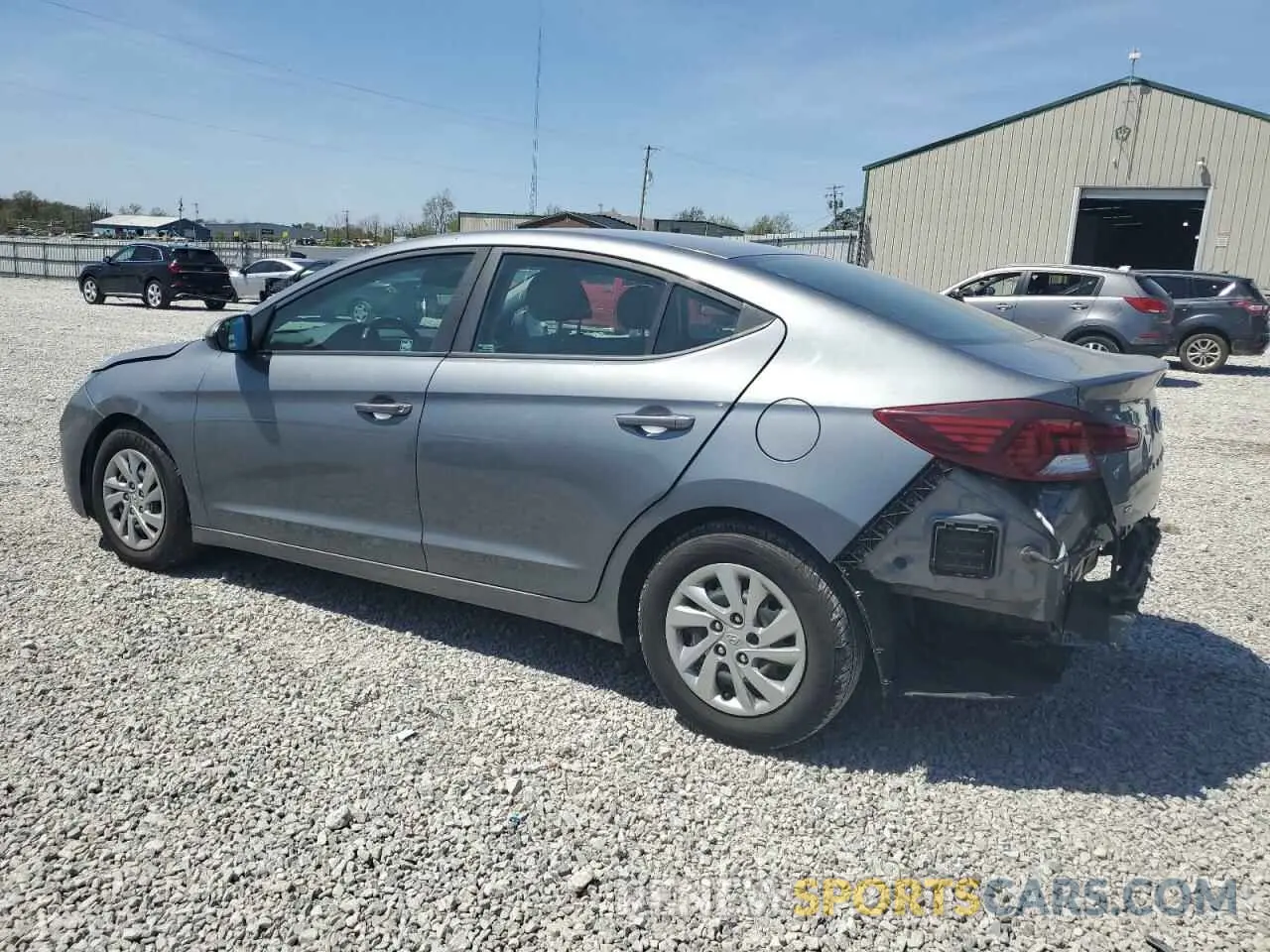 2 Photograph of a damaged car KMHD74LF4KU814678 HYUNDAI ELANTRA 2019