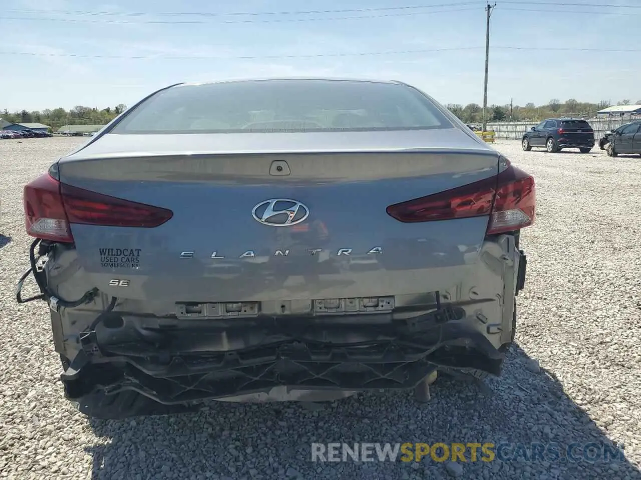 6 Photograph of a damaged car KMHD74LF4KU814678 HYUNDAI ELANTRA 2019