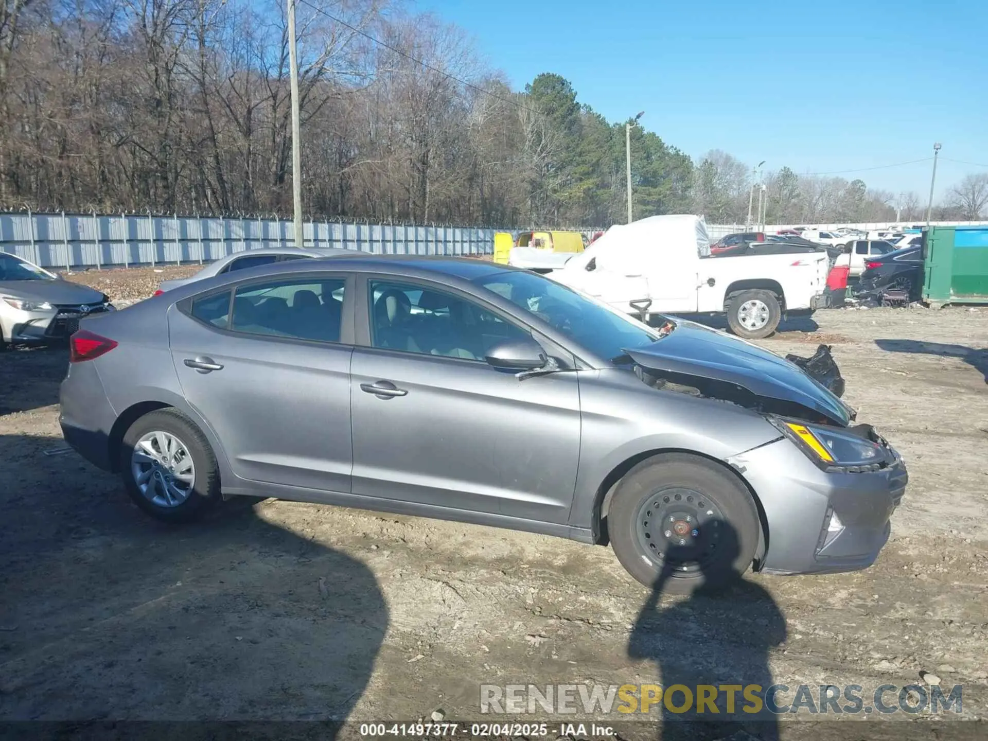 13 Photograph of a damaged car KMHD74LF4KU833618 HYUNDAI ELANTRA 2019