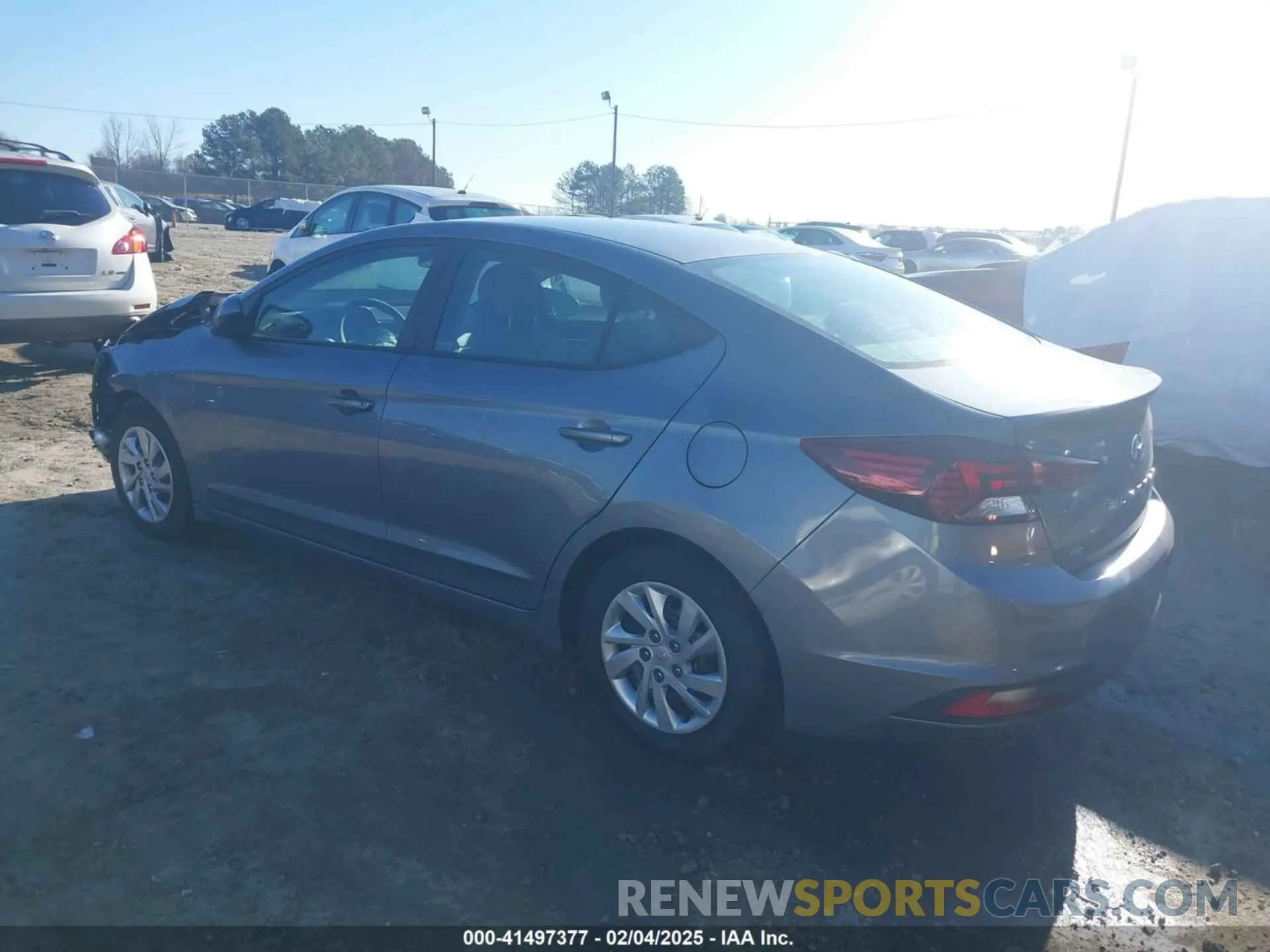 3 Photograph of a damaged car KMHD74LF4KU833618 HYUNDAI ELANTRA 2019