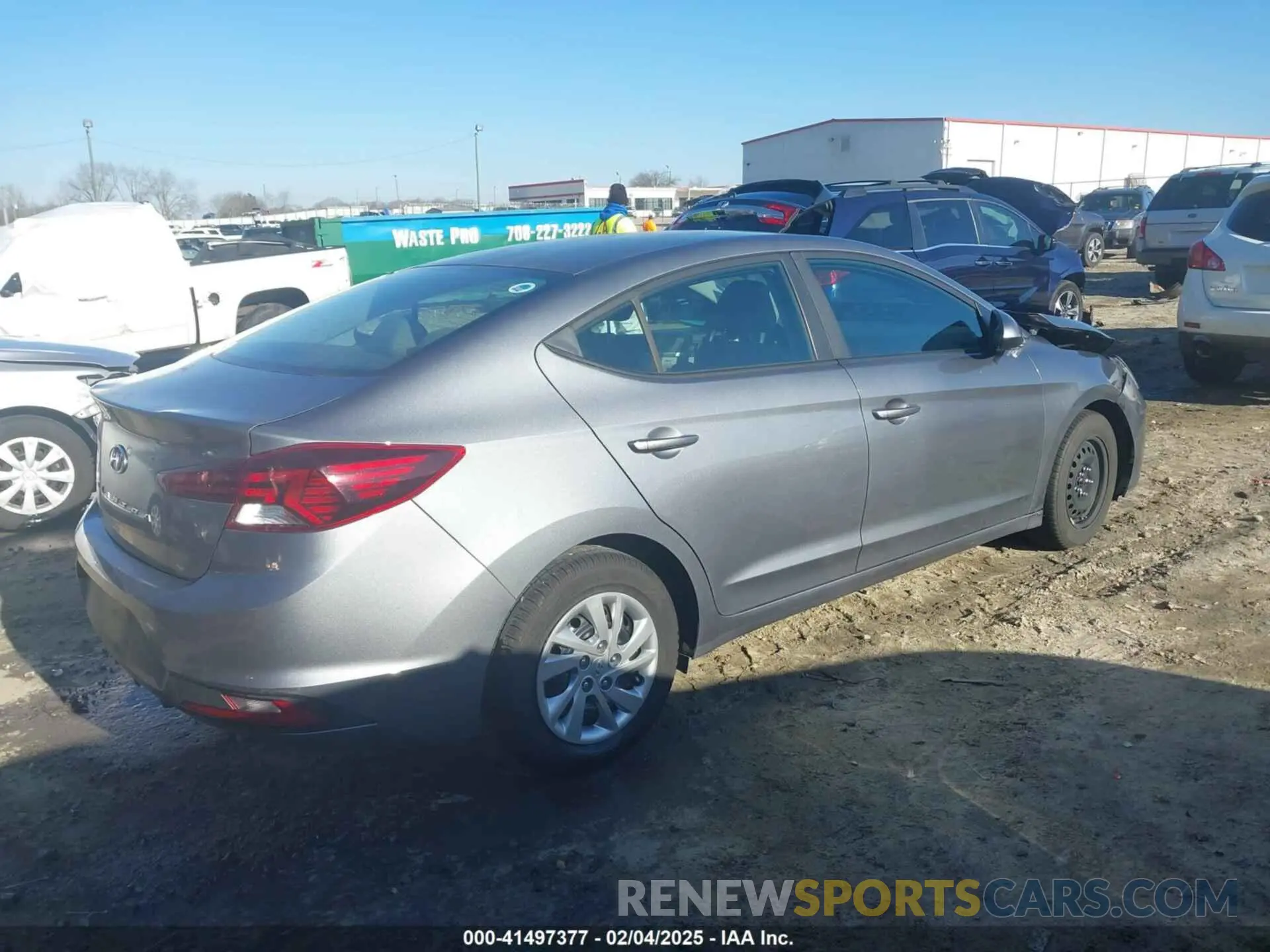 4 Photograph of a damaged car KMHD74LF4KU833618 HYUNDAI ELANTRA 2019