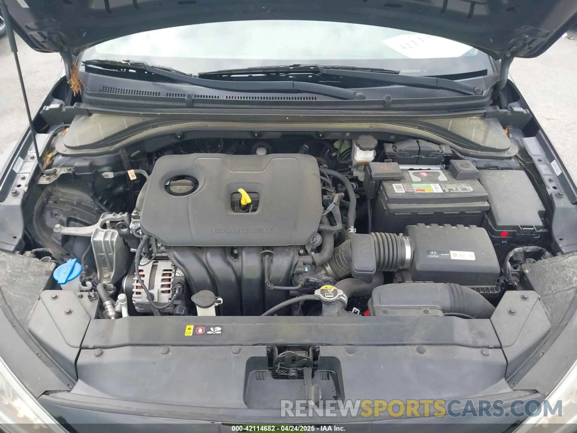 10 Photograph of a damaged car KMHD74LF4KU843193 HYUNDAI ELANTRA 2019