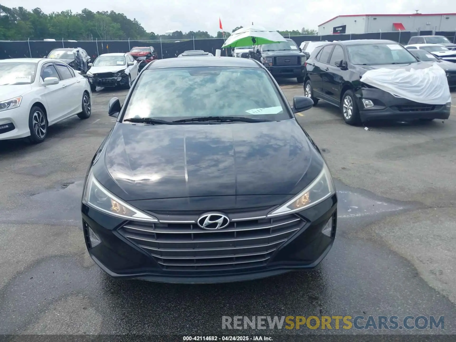 11 Photograph of a damaged car KMHD74LF4KU843193 HYUNDAI ELANTRA 2019