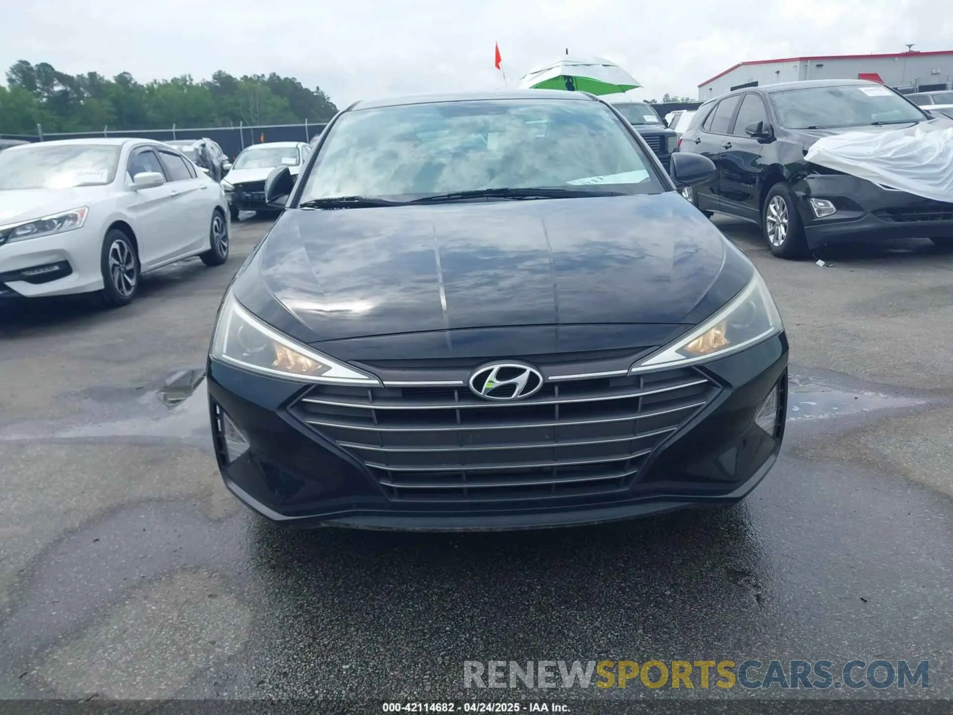 6 Photograph of a damaged car KMHD74LF4KU843193 HYUNDAI ELANTRA 2019