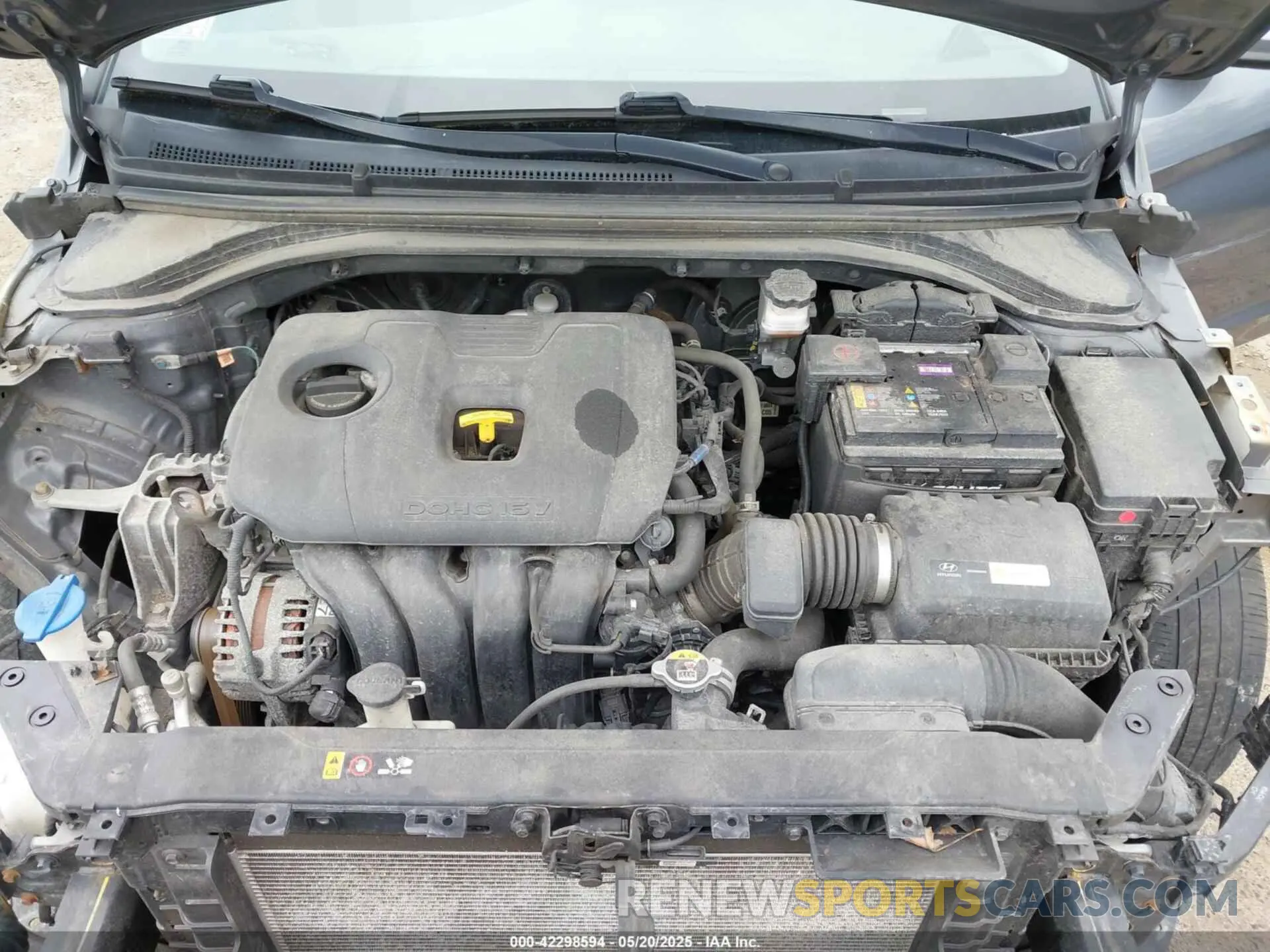 10 Photograph of a damaged car KMHD74LF4KU864786 HYUNDAI ELANTRA 2019
