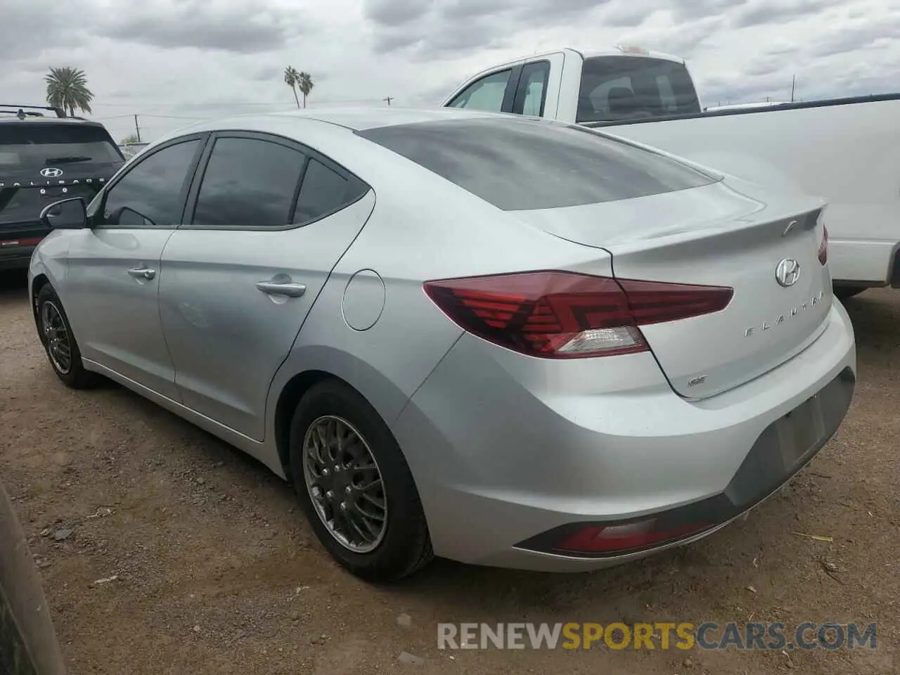 2 Photograph of a damaged car KMHD74LF5KU775230 HYUNDAI ELANTRA 2019