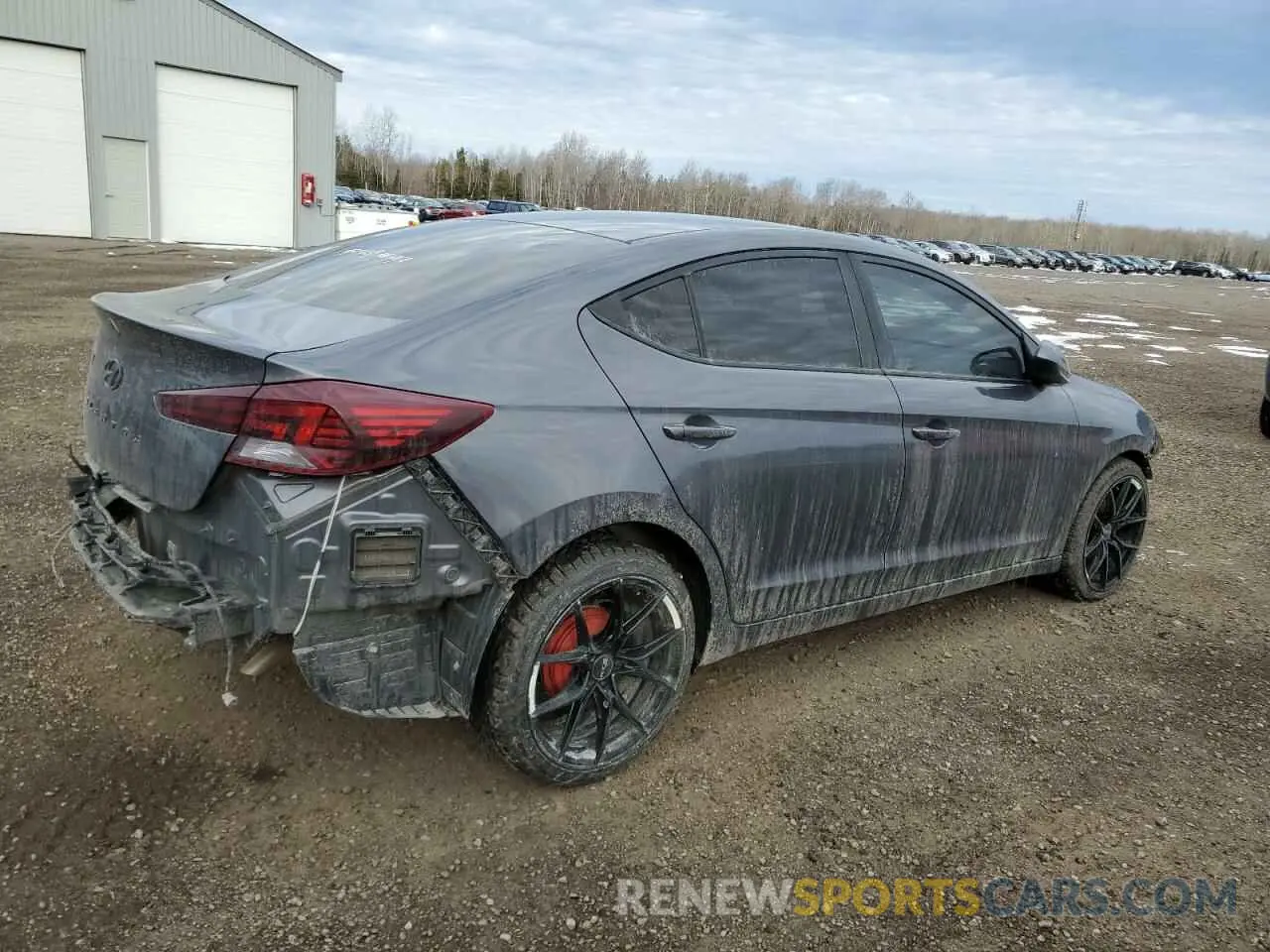3 Photograph of a damaged car KMHD74LF5KU788897 HYUNDAI ELANTRA 2019