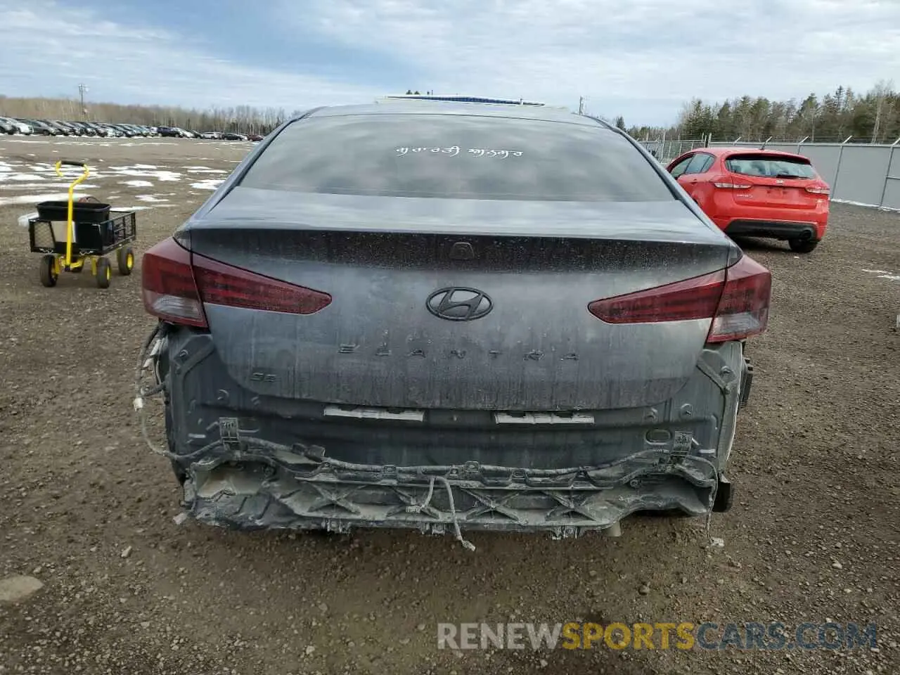 6 Photograph of a damaged car KMHD74LF5KU788897 HYUNDAI ELANTRA 2019