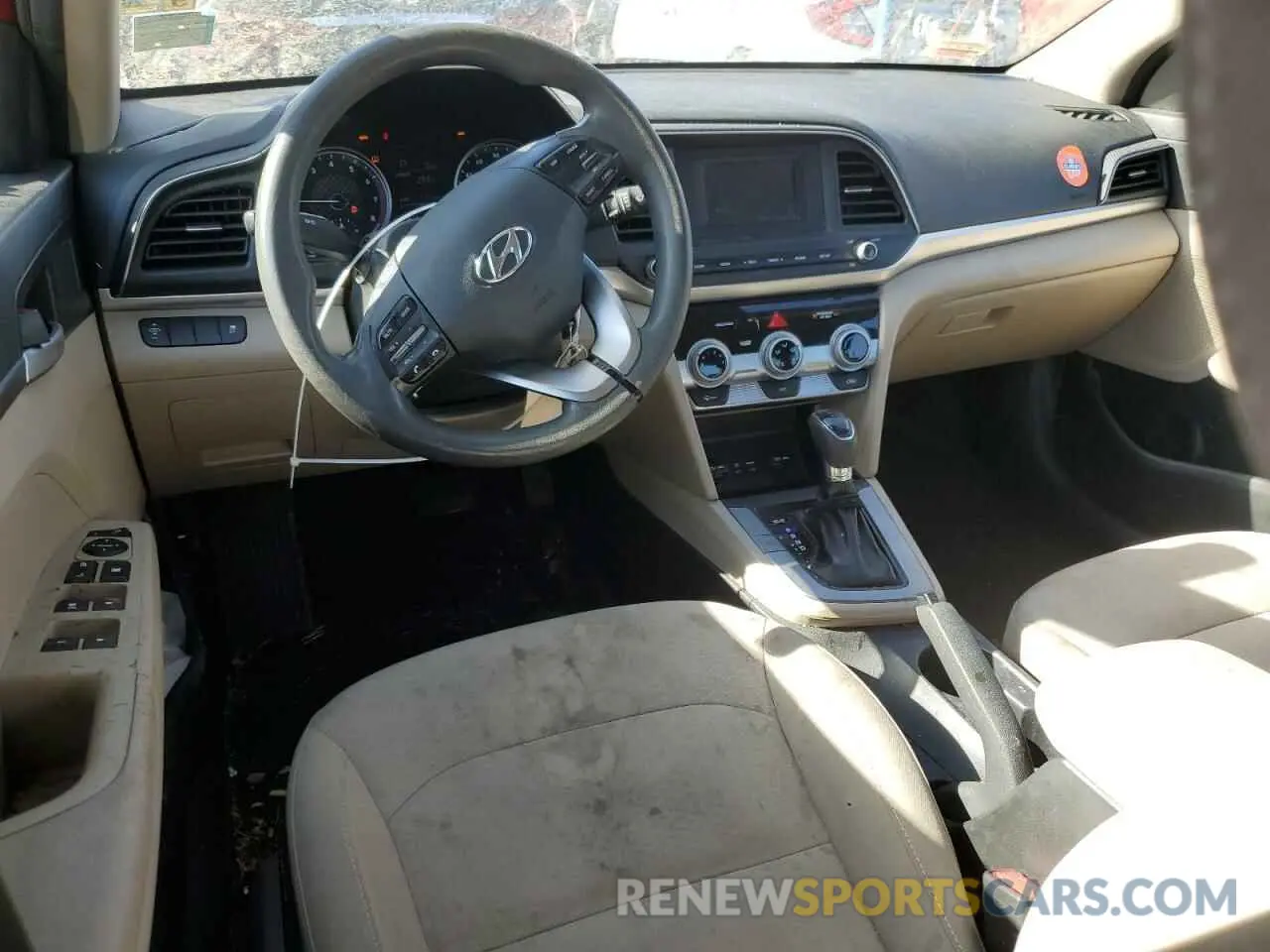 8 Photograph of a damaged car KMHD74LF5KU806735 HYUNDAI ELANTRA 2019