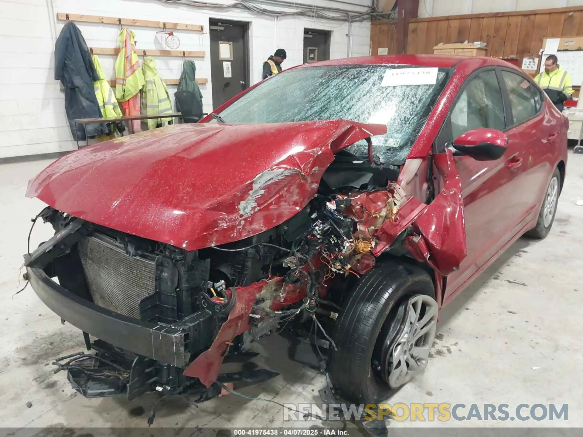 6 Photograph of a damaged car KMHD74LF5KU851268 HYUNDAI ELANTRA 2019