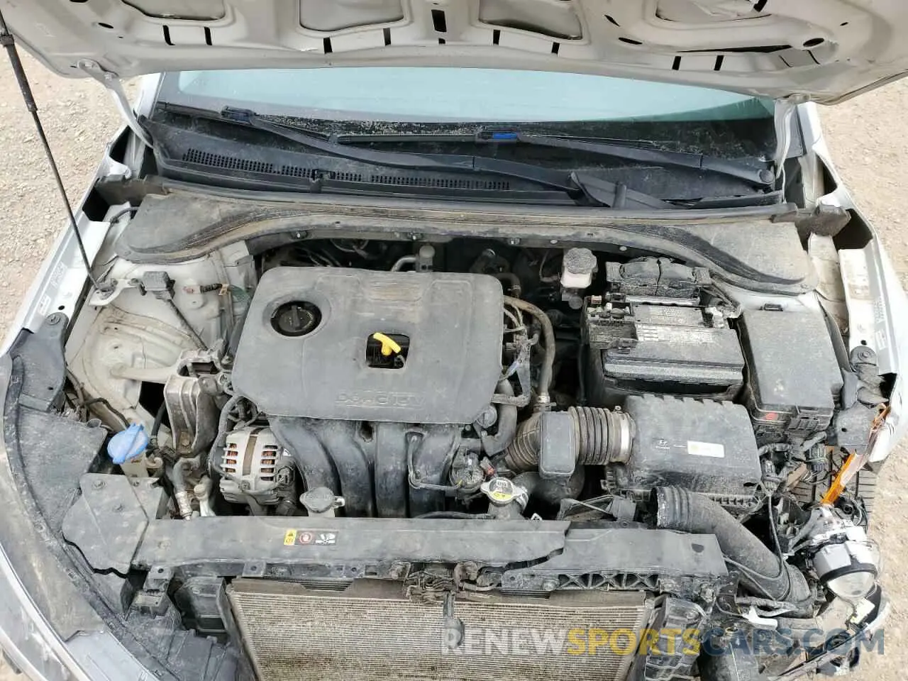 11 Photograph of a damaged car KMHD74LF5KU876557 HYUNDAI ELANTRA 2019