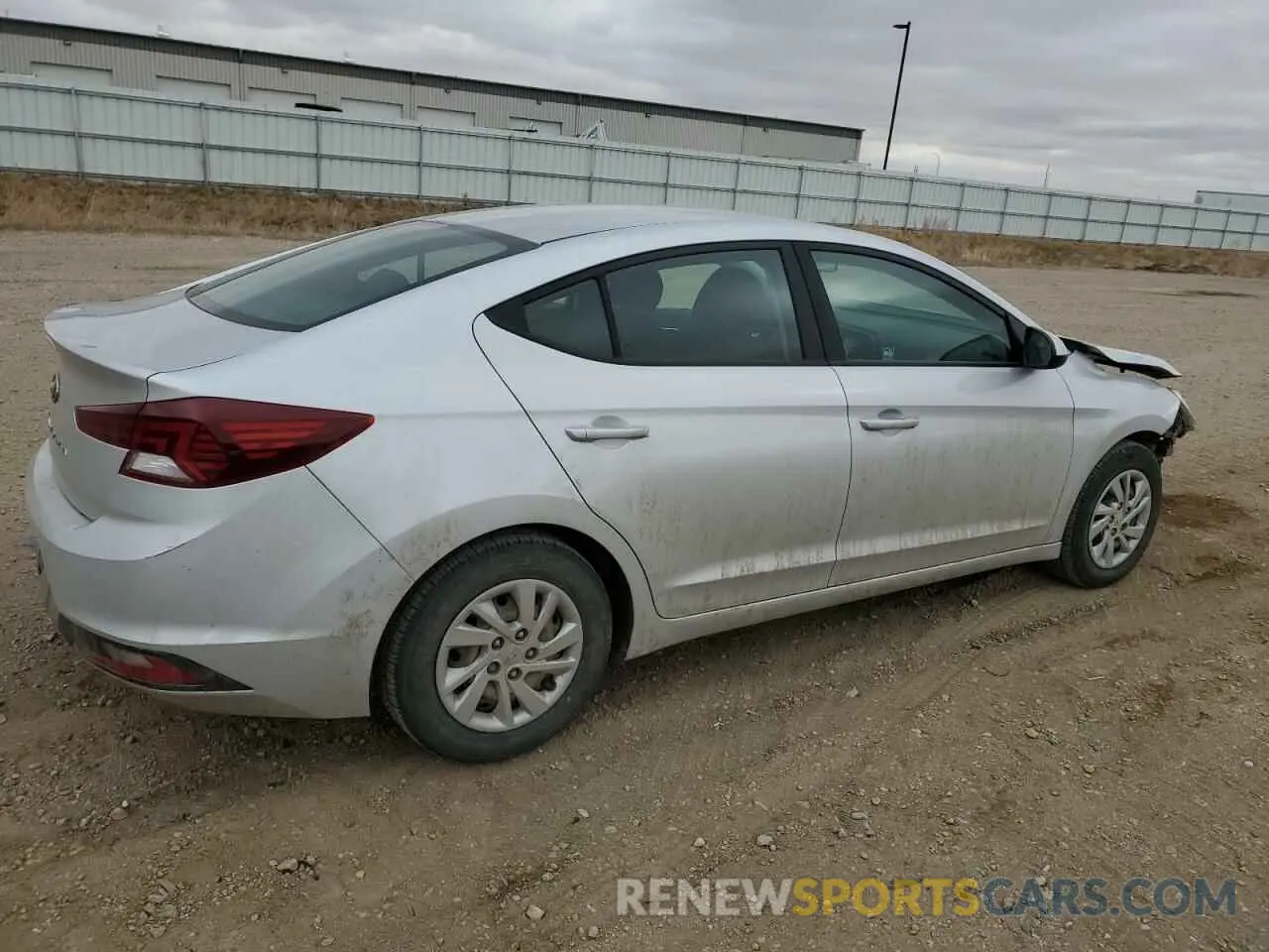 3 Photograph of a damaged car KMHD74LF5KU876557 HYUNDAI ELANTRA 2019