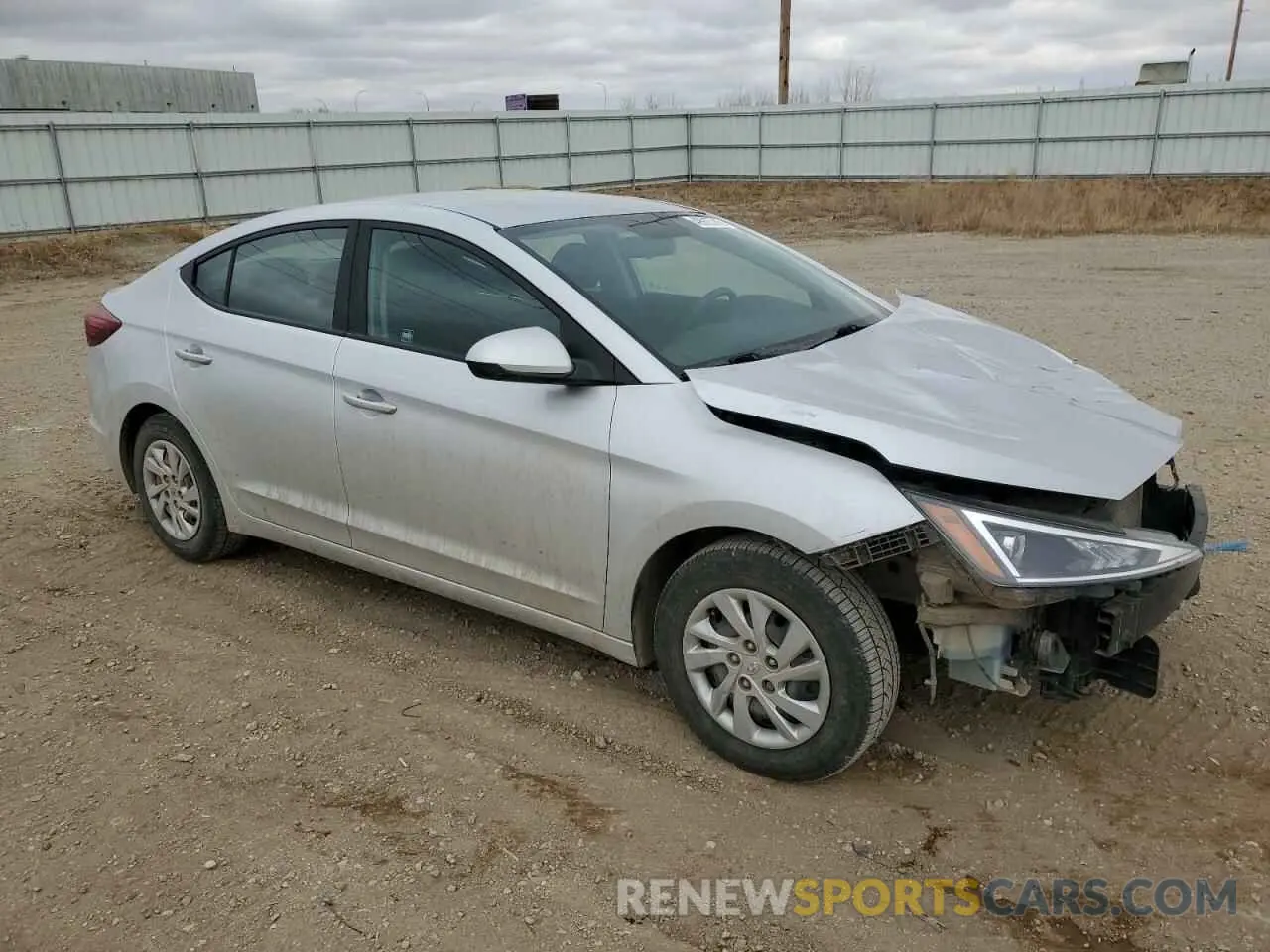 4 Photograph of a damaged car KMHD74LF5KU876557 HYUNDAI ELANTRA 2019