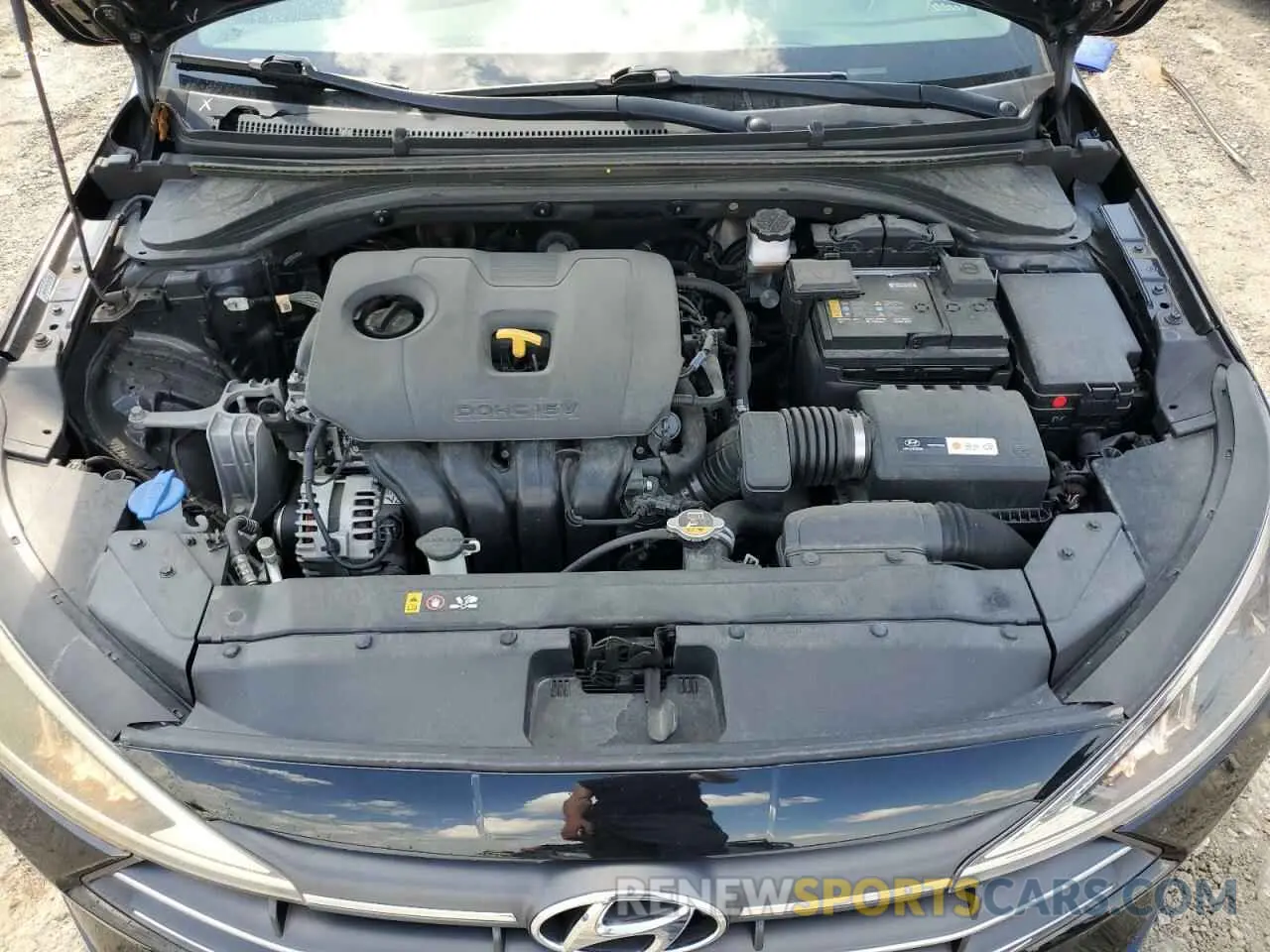 11 Photograph of a damaged car KMHD74LF6KU754094 HYUNDAI ELANTRA 2019