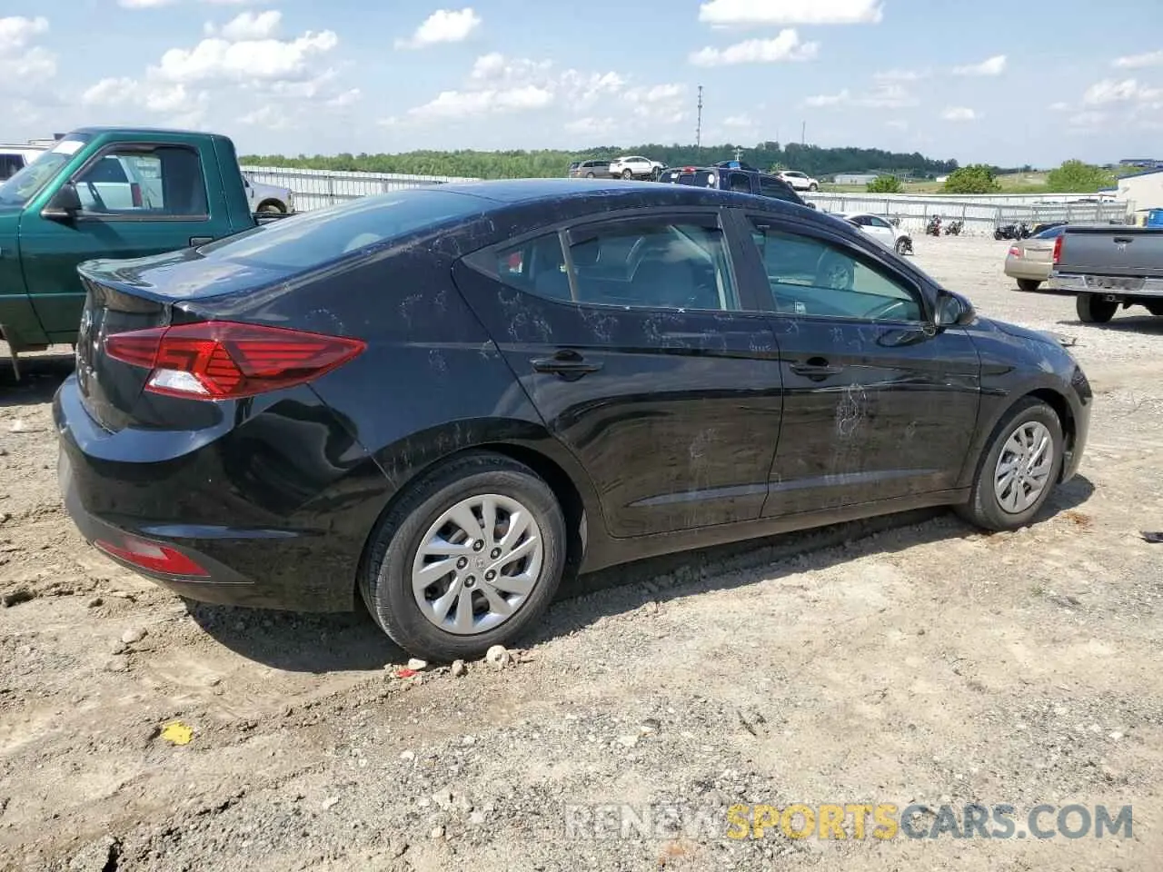 3 Photograph of a damaged car KMHD74LF6KU754094 HYUNDAI ELANTRA 2019