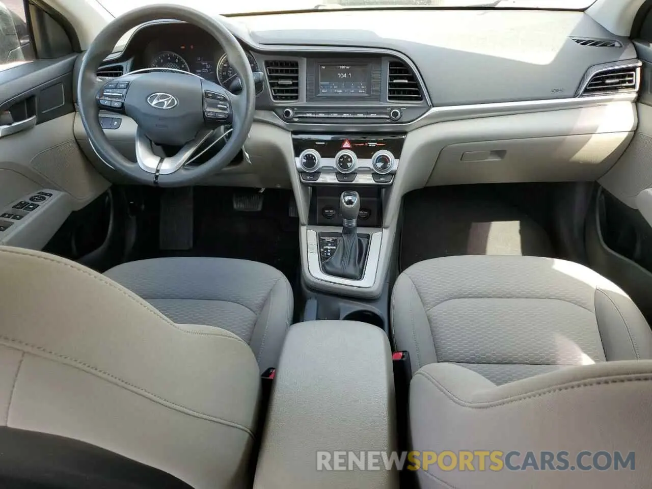 8 Photograph of a damaged car KMHD74LF6KU754094 HYUNDAI ELANTRA 2019