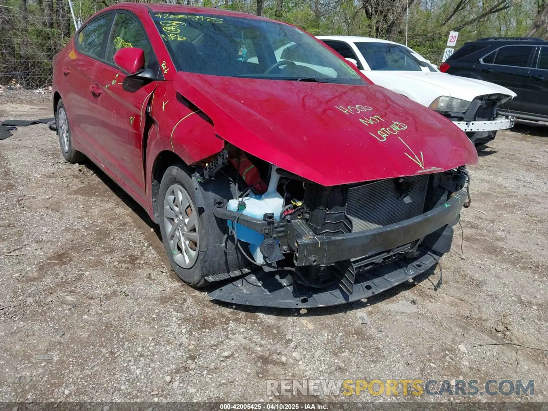 6 Photograph of a damaged car KMHD74LF6KU817159 HYUNDAI ELANTRA 2019