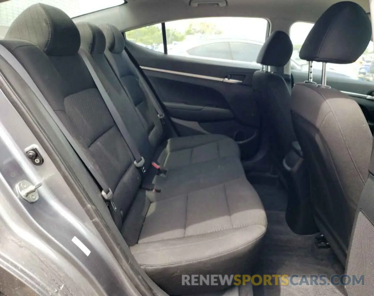 10 Photograph of a damaged car KMHD74LF6KU833555 HYUNDAI ELANTRA 2019