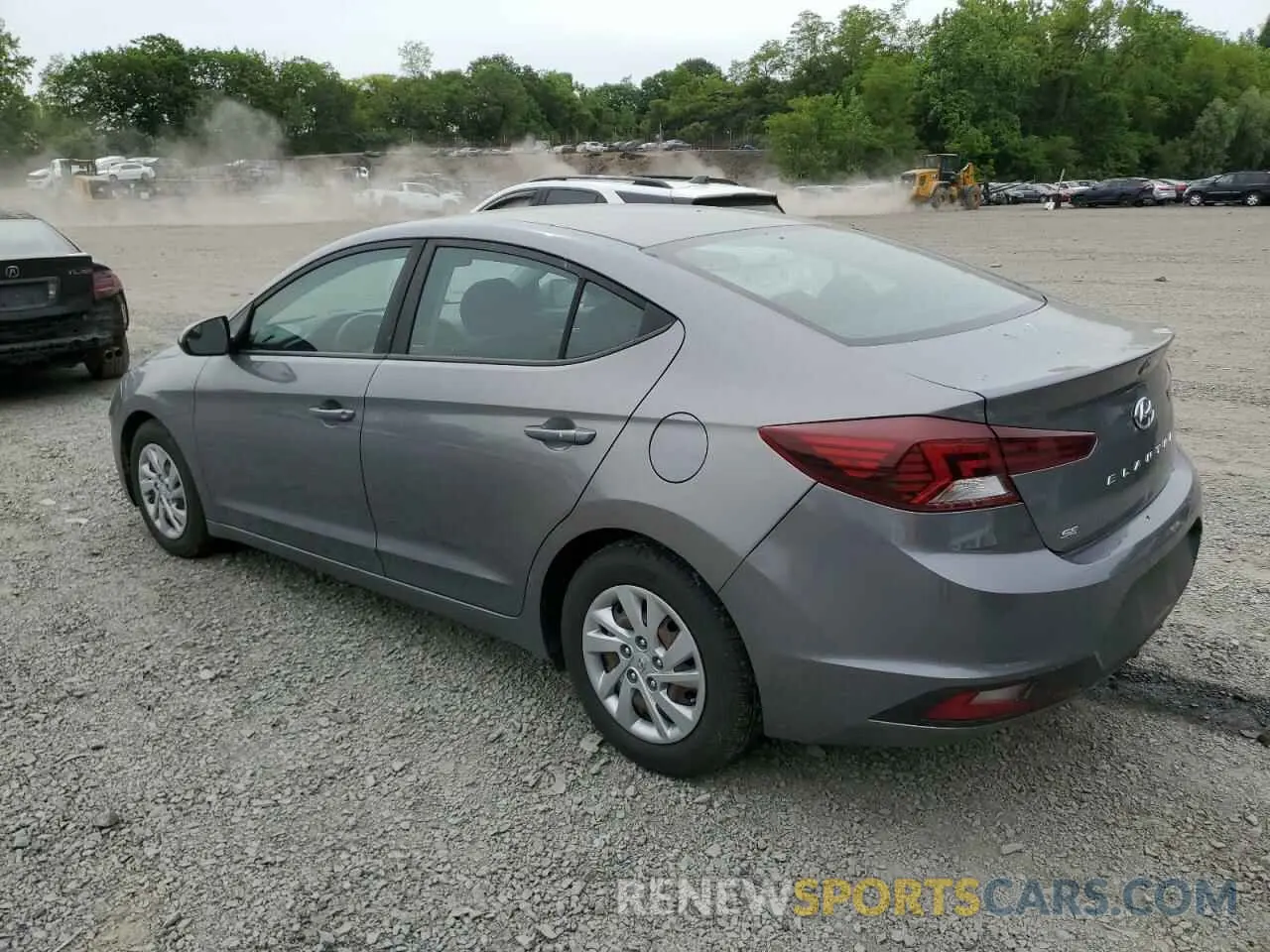 2 Photograph of a damaged car KMHD74LF6KU879659 HYUNDAI ELANTRA 2019