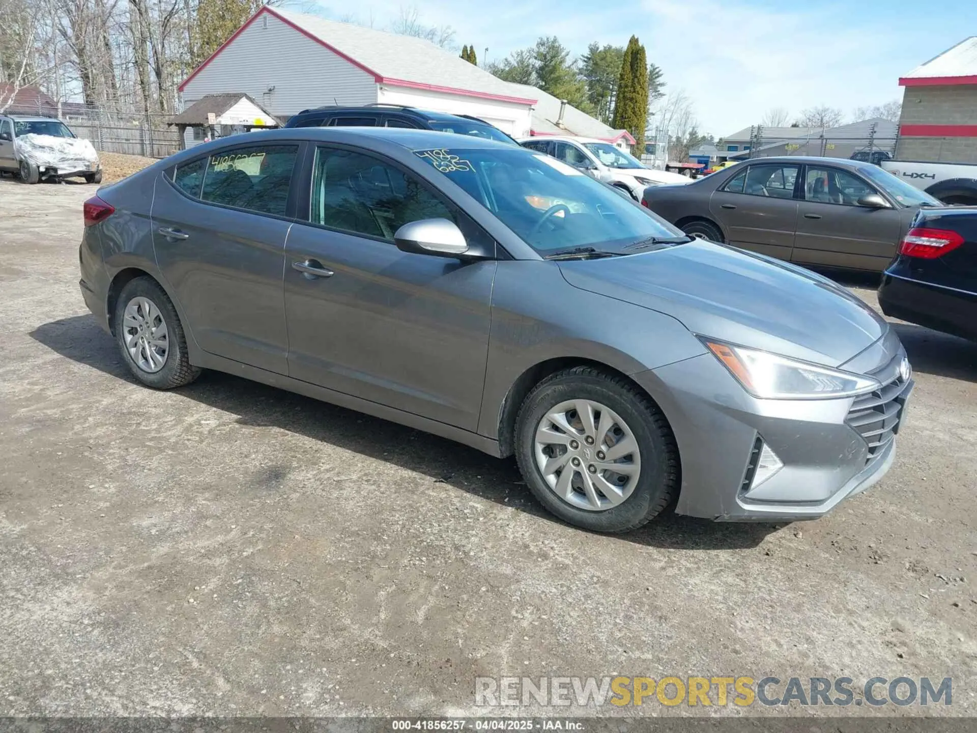 1 Photograph of a damaged car KMHD74LF7KU789081 HYUNDAI ELANTRA 2019