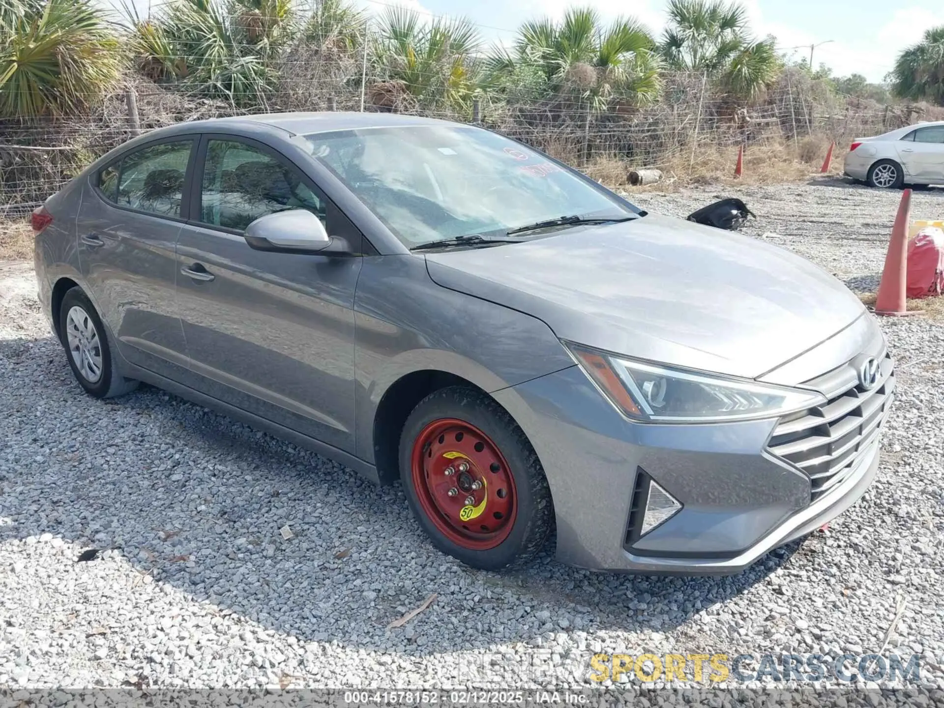 1 Photograph of a damaged car KMHD74LF7KU867679 HYUNDAI ELANTRA 2019