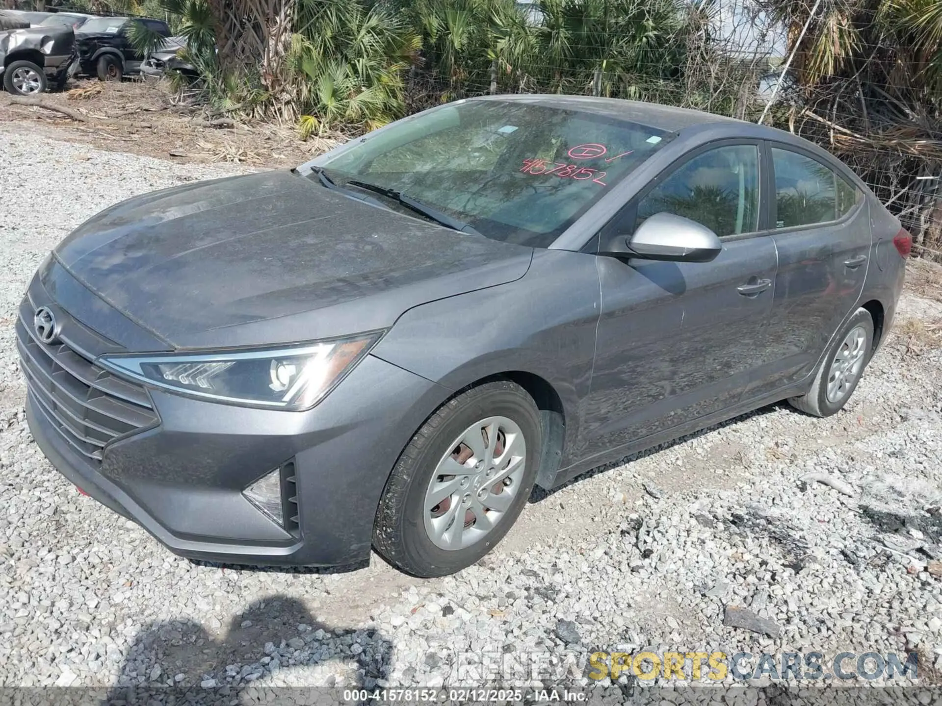 2 Photograph of a damaged car KMHD74LF7KU867679 HYUNDAI ELANTRA 2019