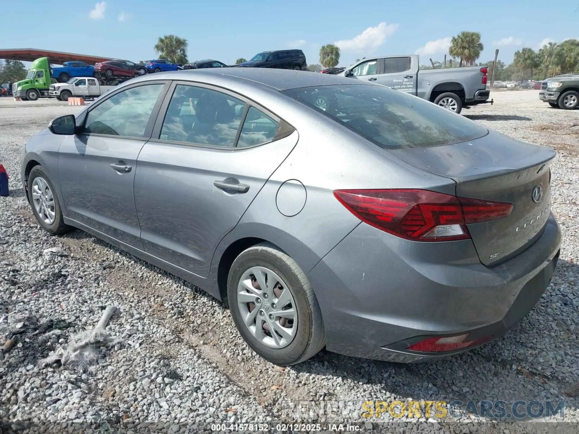 3 Photograph of a damaged car KMHD74LF7KU867679 HYUNDAI ELANTRA 2019