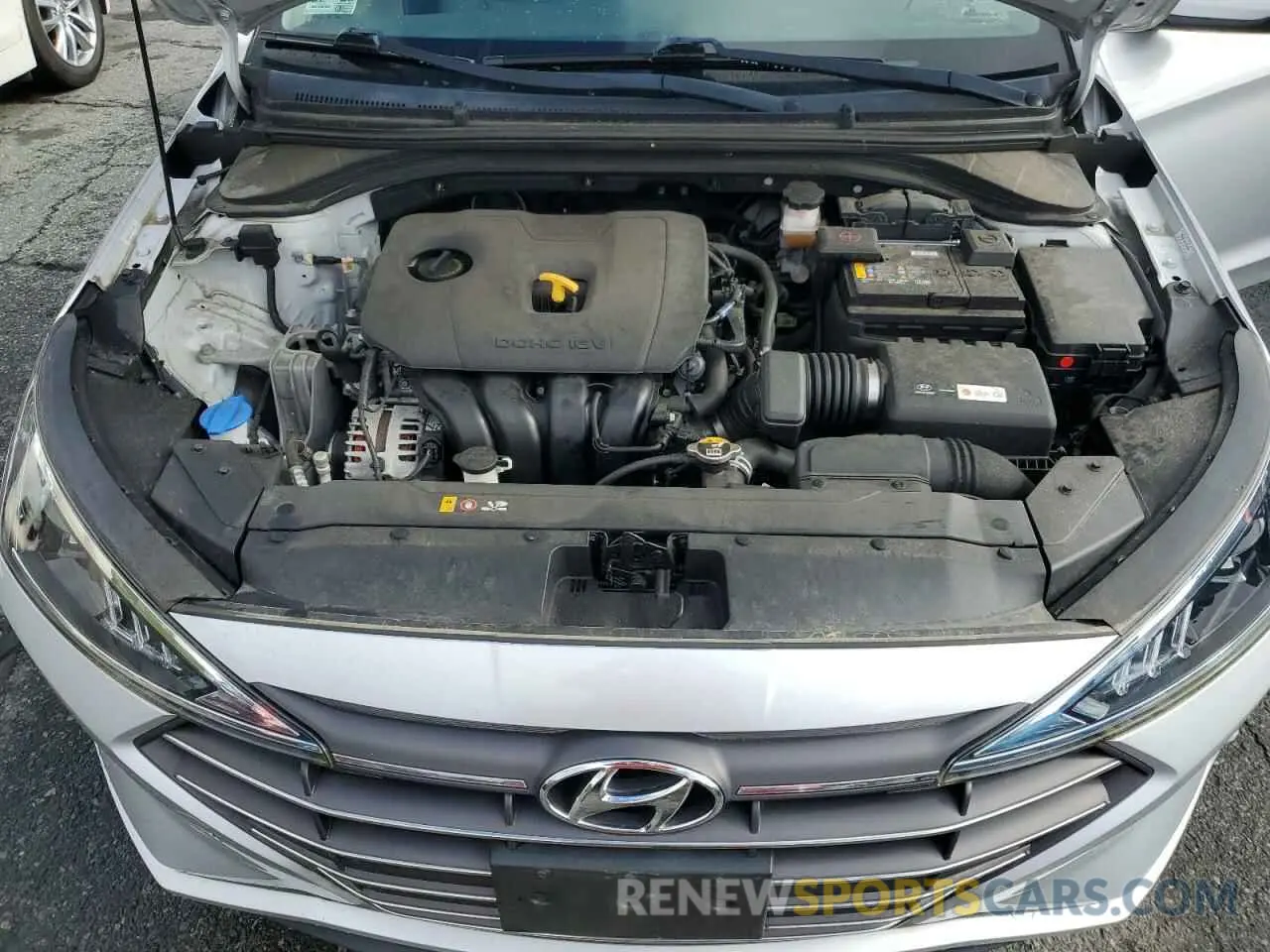 11 Photograph of a damaged car KMHD74LF8KU768563 HYUNDAI ELANTRA 2019