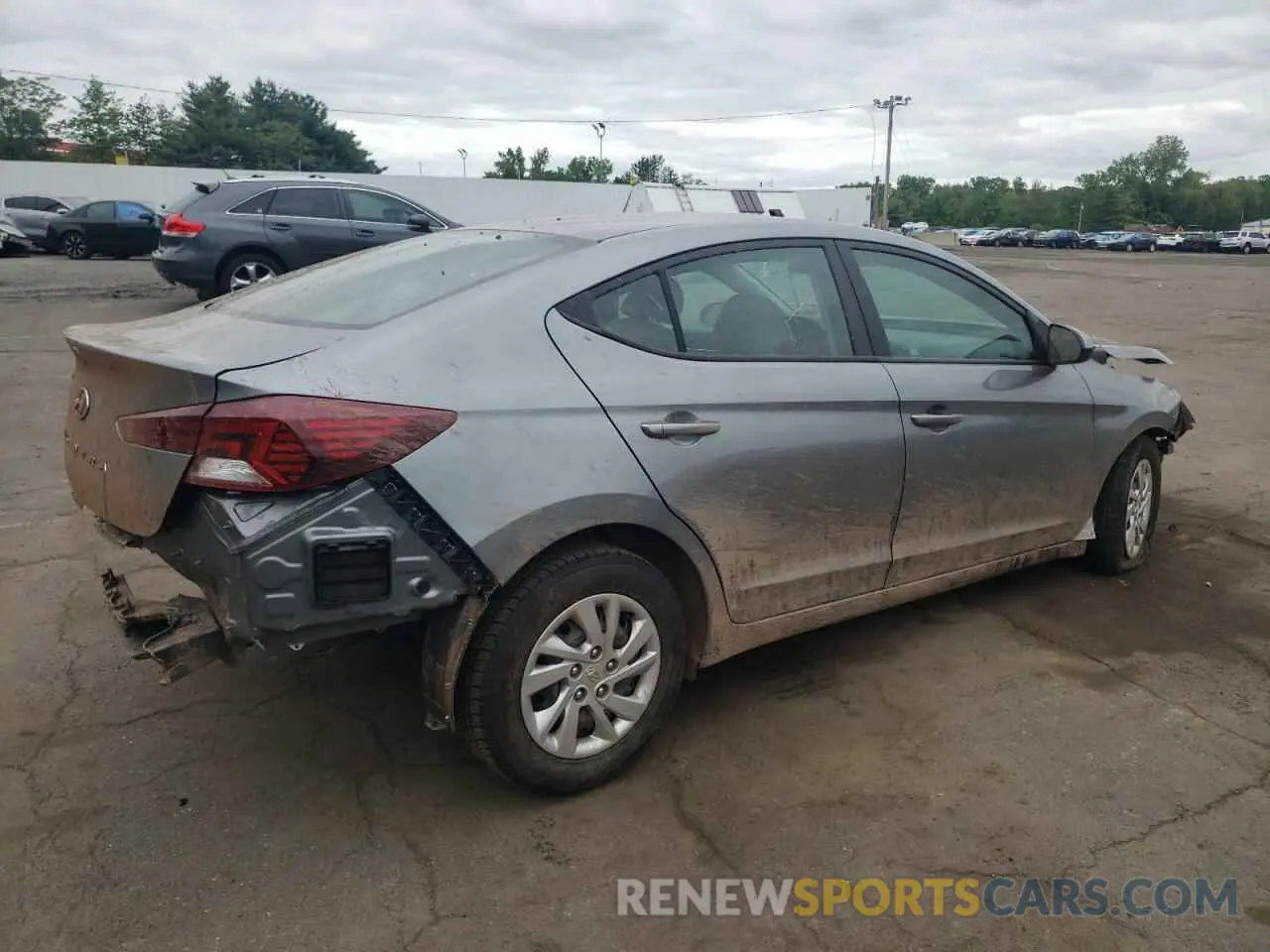3 Photograph of a damaged car KMHD74LF8KU789073 HYUNDAI ELANTRA 2019
