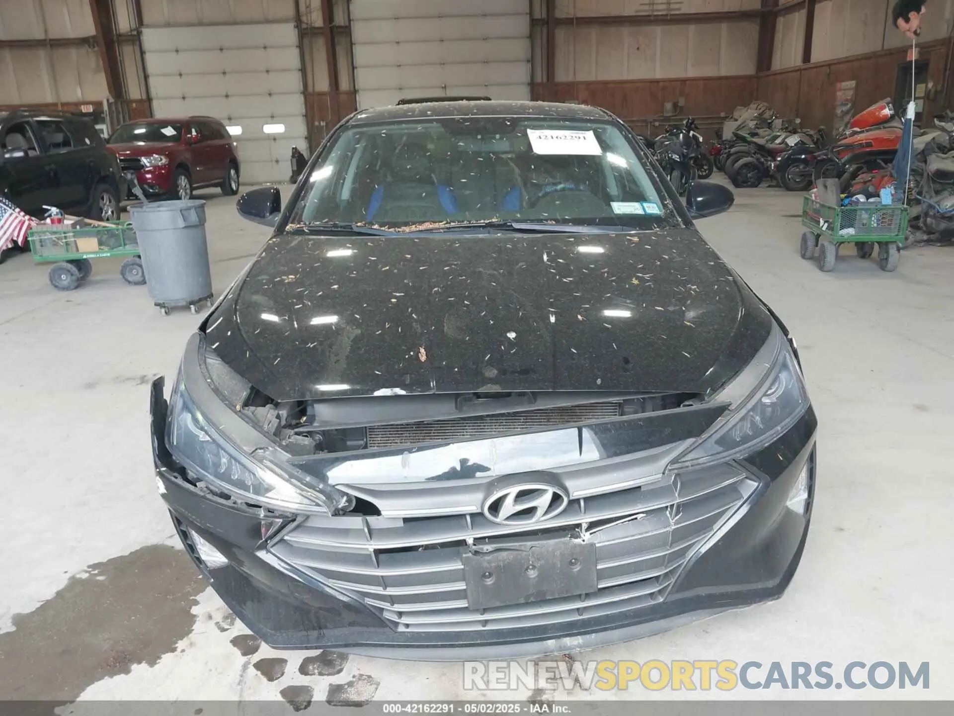 12 Photograph of a damaged car KMHD74LF8KU878755 HYUNDAI ELANTRA 2019