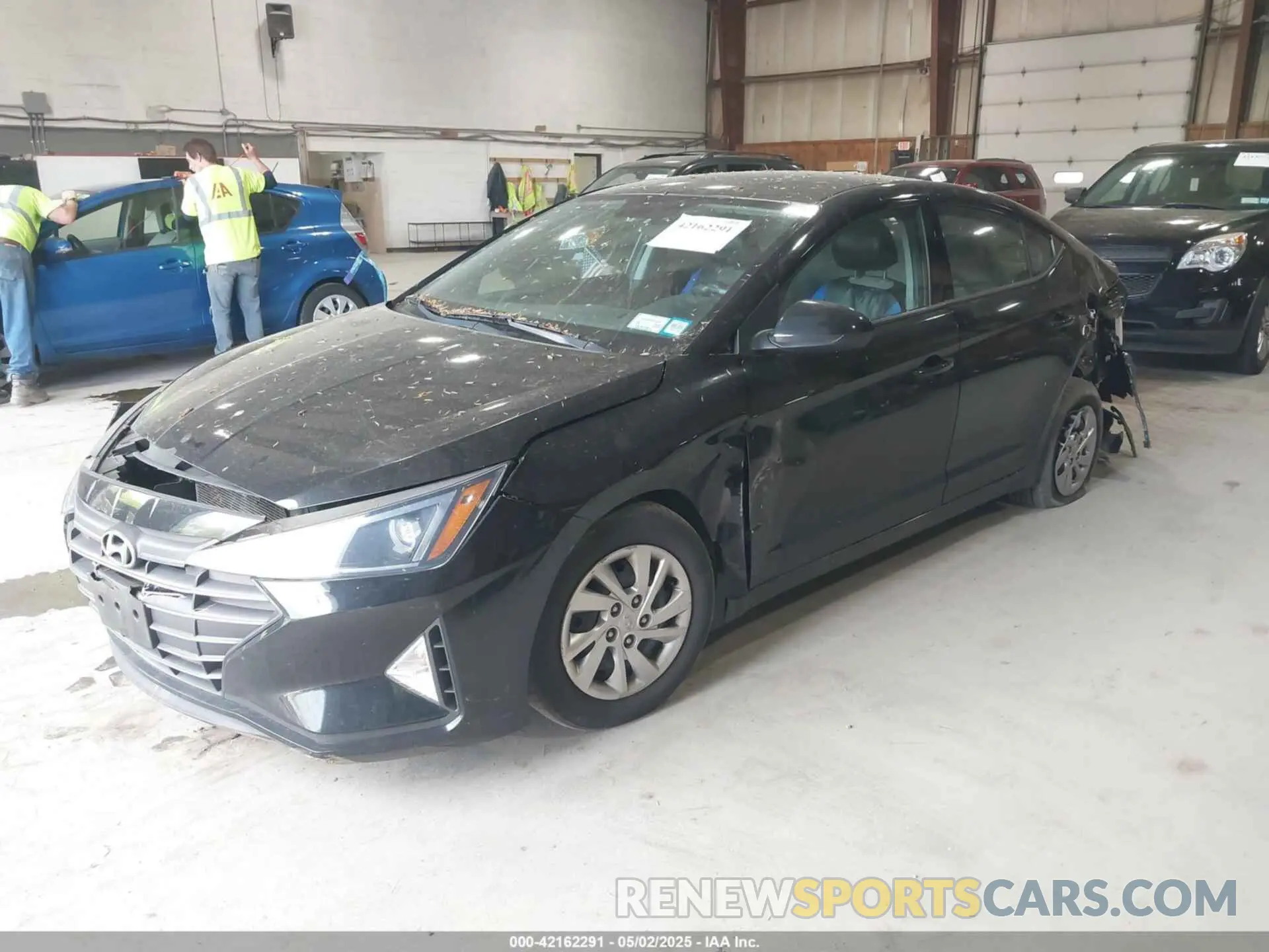 2 Photograph of a damaged car KMHD74LF8KU878755 HYUNDAI ELANTRA 2019