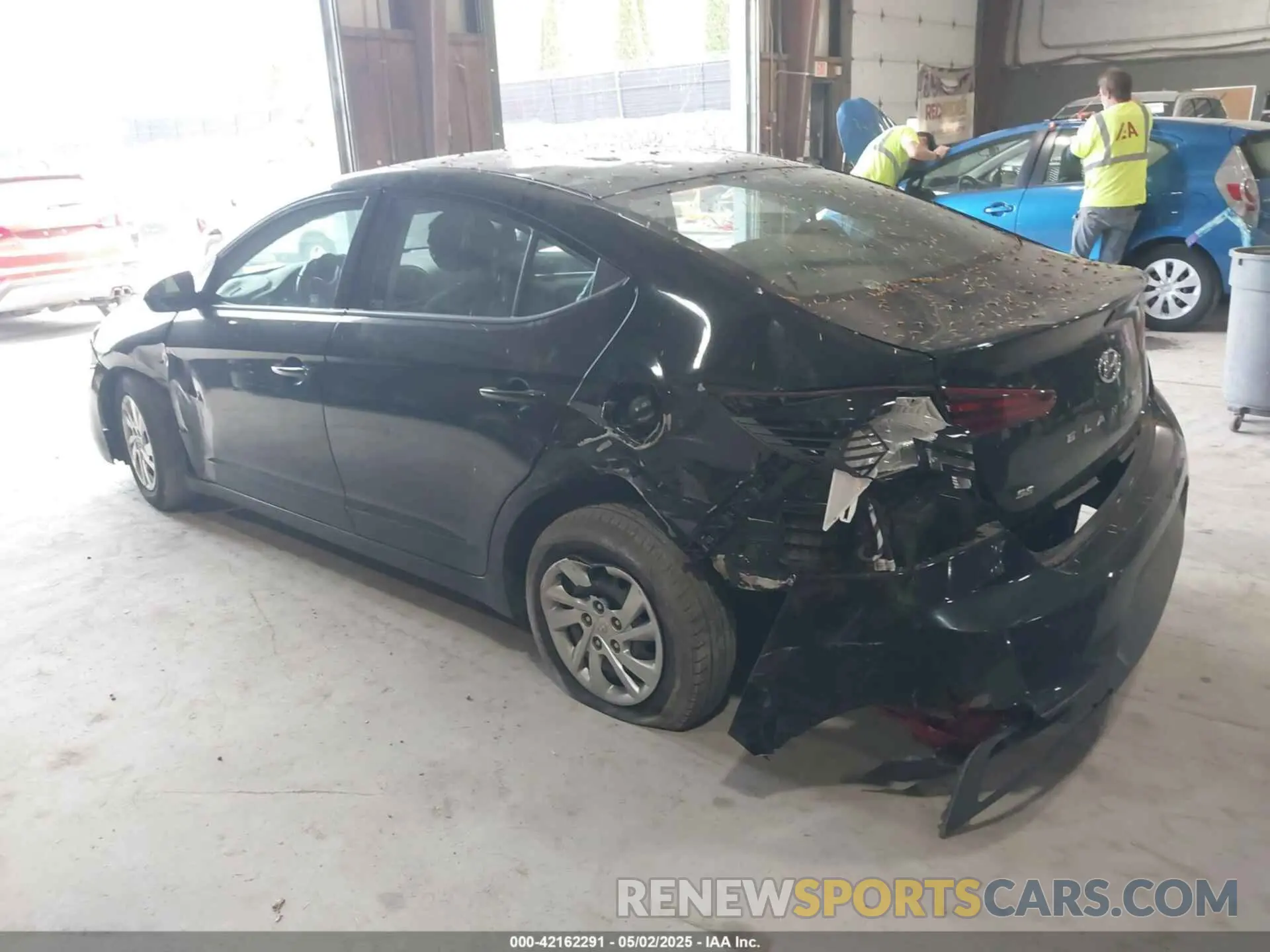 3 Photograph of a damaged car KMHD74LF8KU878755 HYUNDAI ELANTRA 2019