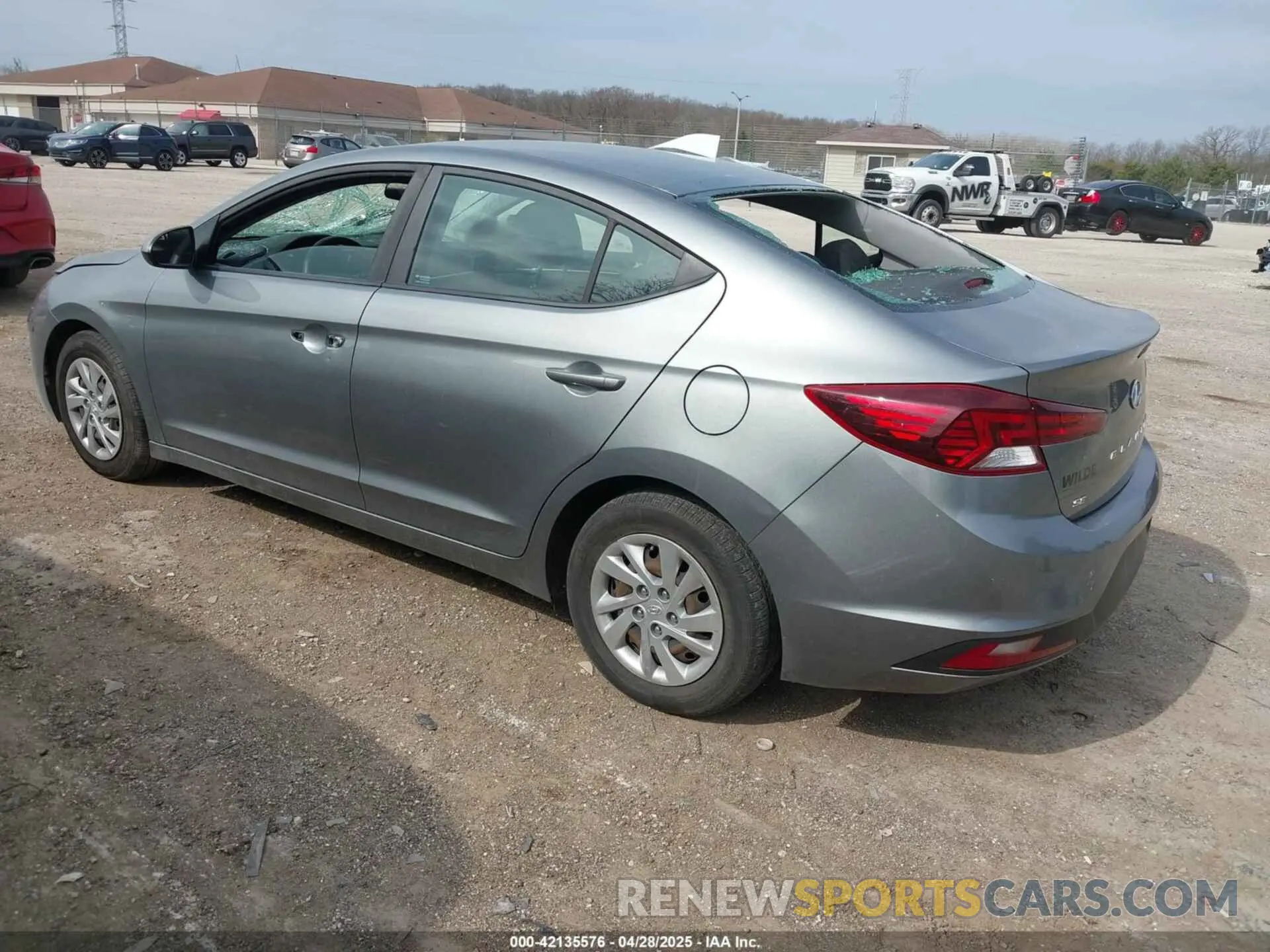 3 Photograph of a damaged car KMHD74LF9KU777191 HYUNDAI ELANTRA 2019