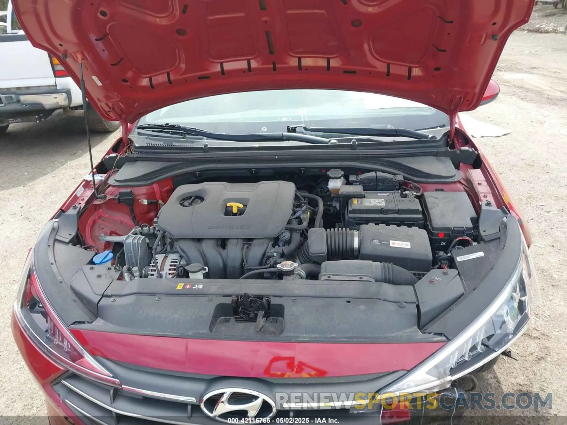 10 Photograph of a damaged car KMHD74LF9KU790216 HYUNDAI ELANTRA 2019