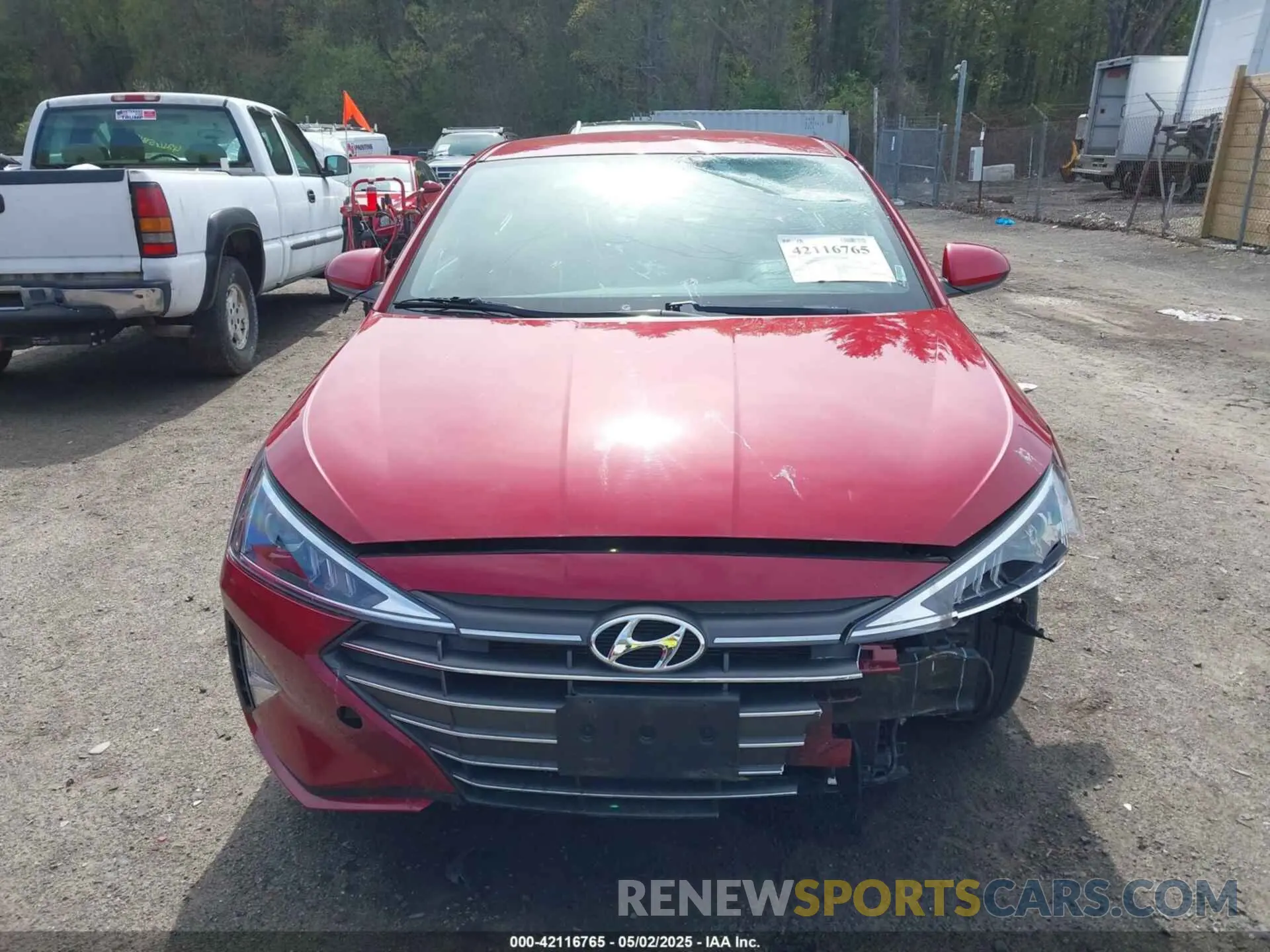 12 Photograph of a damaged car KMHD74LF9KU790216 HYUNDAI ELANTRA 2019