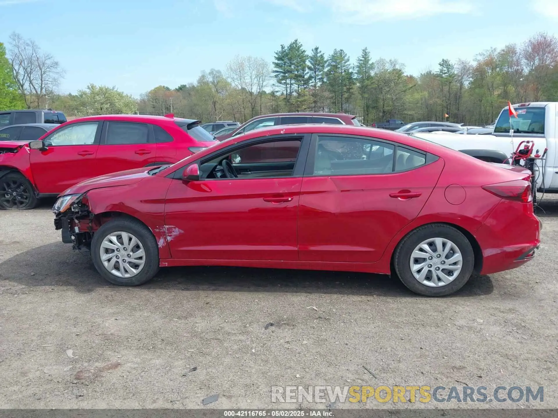 14 Photograph of a damaged car KMHD74LF9KU790216 HYUNDAI ELANTRA 2019