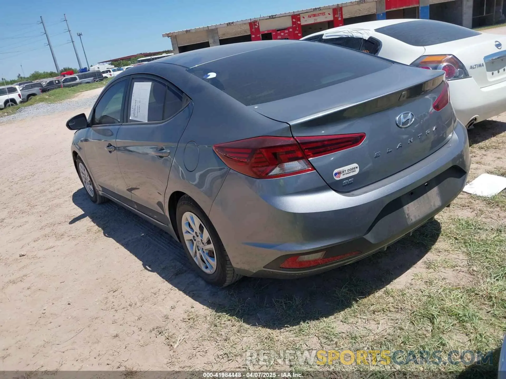 3 Photograph of a damaged car KMHD74LF9KU803966 HYUNDAI ELANTRA 2019