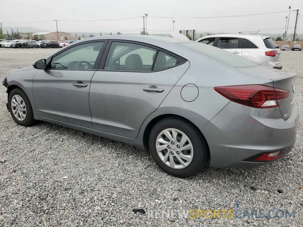 2 Photograph of a damaged car KMHD74LF9KU808391 HYUNDAI ELANTRA 2019
