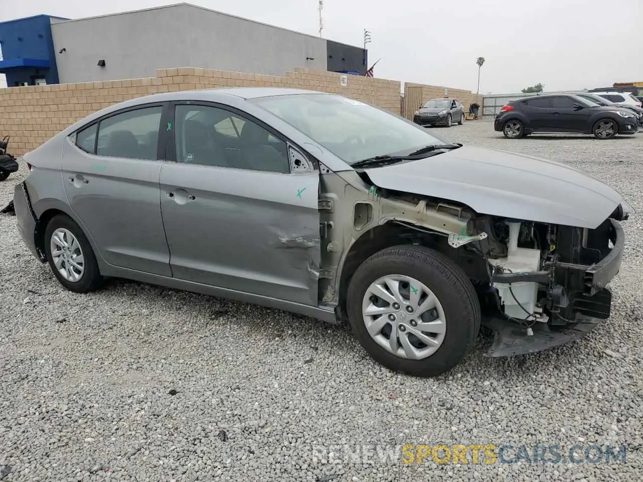 4 Photograph of a damaged car KMHD74LF9KU808391 HYUNDAI ELANTRA 2019