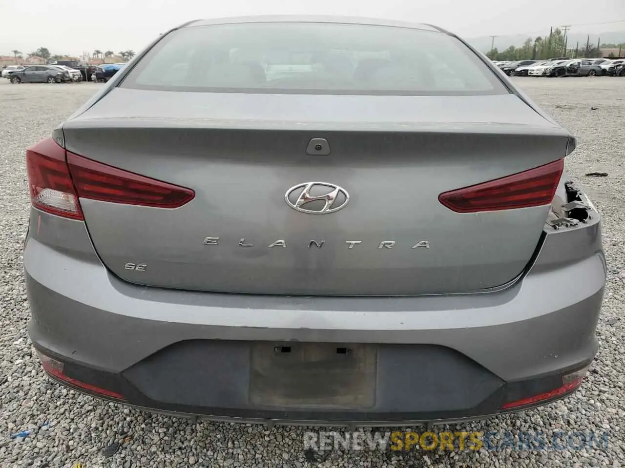 6 Photograph of a damaged car KMHD74LF9KU808391 HYUNDAI ELANTRA 2019