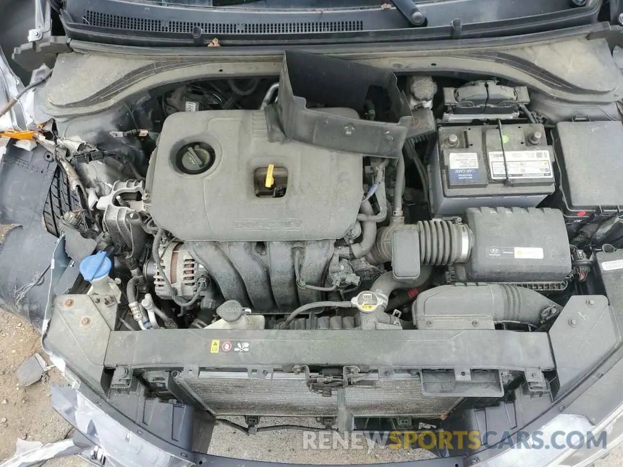 11 Photograph of a damaged car KMHD74LF9KU812022 HYUNDAI ELANTRA 2019