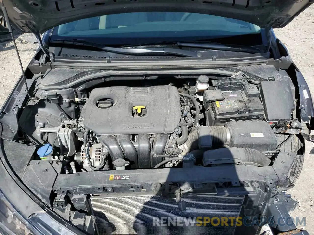 11 Photograph of a damaged car KMHD74LFXKU830657 HYUNDAI ELANTRA 2019