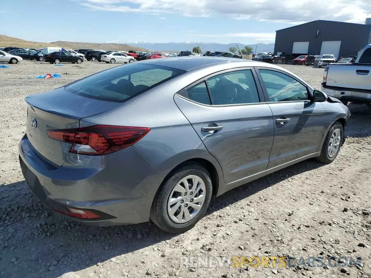3 Photograph of a damaged car KMHD74LFXKU830657 HYUNDAI ELANTRA 2019