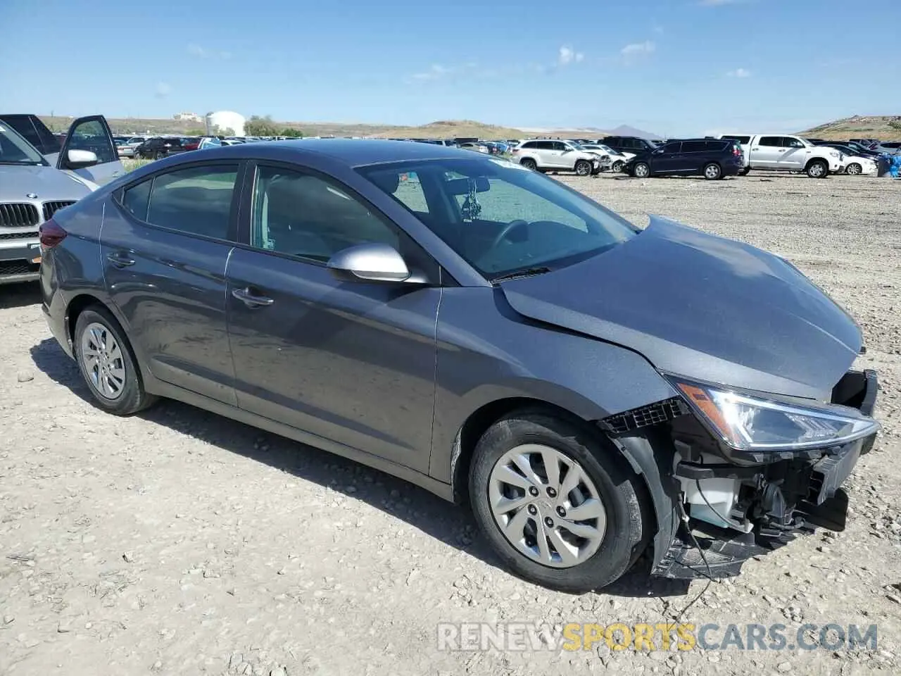 4 Photograph of a damaged car KMHD74LFXKU830657 HYUNDAI ELANTRA 2019