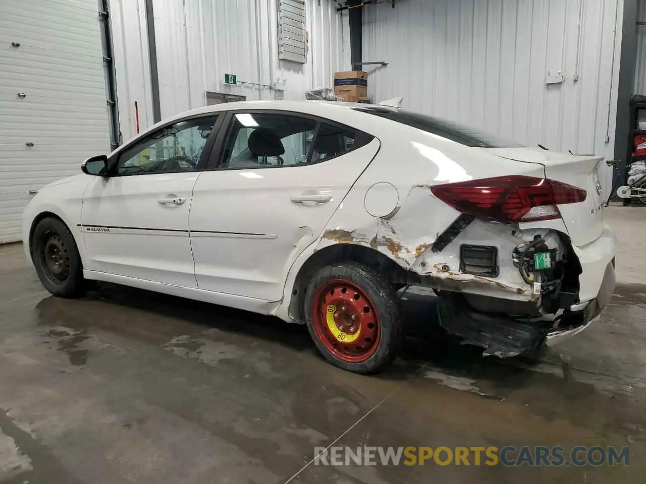 2 Photograph of a damaged car KMHD84LF0KU764147 HYUNDAI ELANTRA 2019