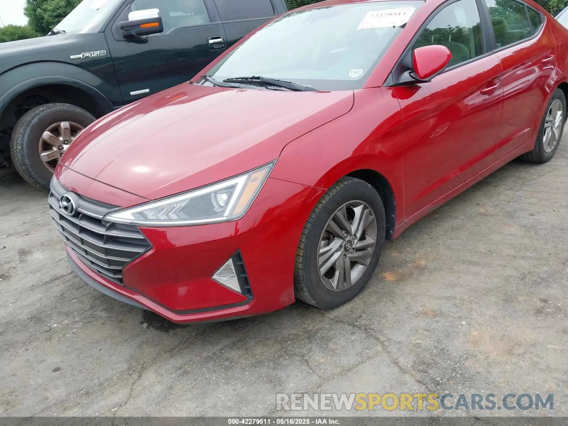 2 Photograph of a damaged car KMHD84LF0KU764701 HYUNDAI ELANTRA 2019