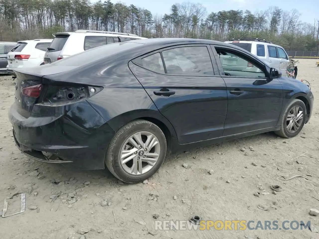 3 Photograph of a damaged car KMHD84LF0KU779361 HYUNDAI ELANTRA 2019